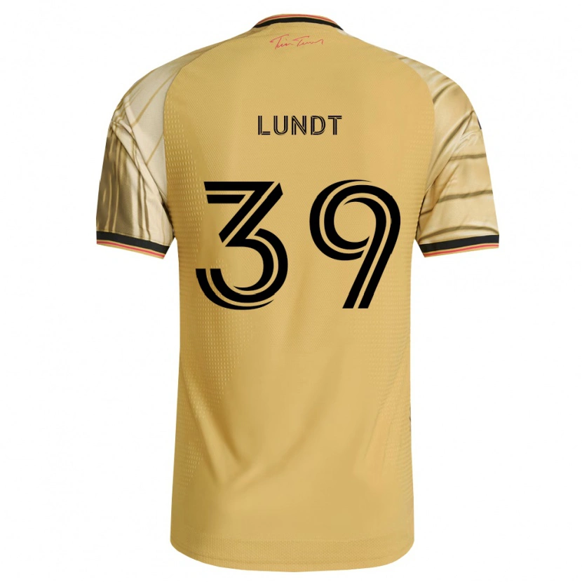 Danxen Mann Ben Lundt #39 Brun Gul Svart Bortetrøye Drakt Trøye 2026/27 Skjorter T-Skjorte