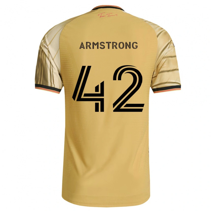 Danxen Mann Ezra Armstrong #42 Brun Gul Svart Bortetrøye Drakt Trøye 2026/27 Skjorter T-Skjorte