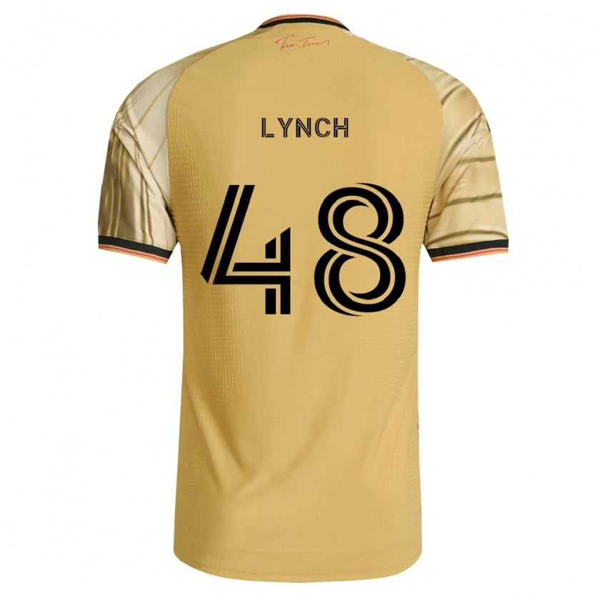 Danxen Mann Riley Lynch #48 Brun Gul Svart Bortetrøye Drakt Trøye 2026/27 Skjorter T-Skjorte