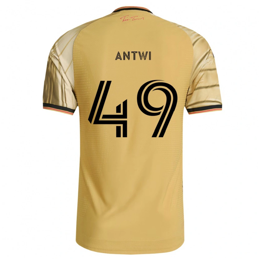 Danxen Mann Seth Antwi #49 Brun Gul Svart Bortetrøye Drakt Trøye 2026/27 Skjorter T-Skjorte