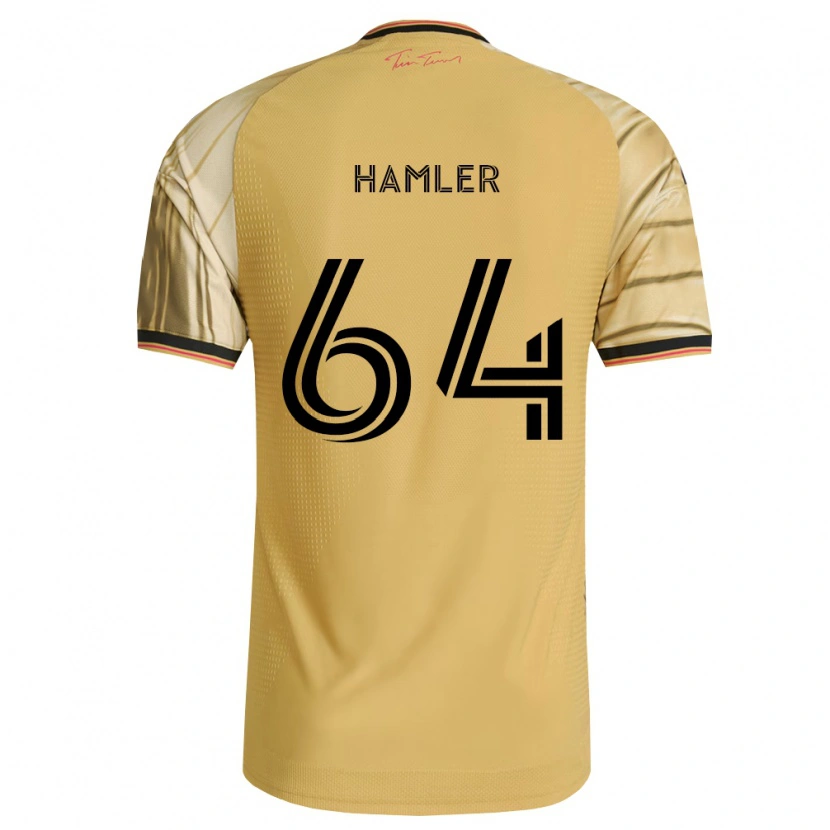 Danxen Mann Cobe Hamler #64 Brun Gul Svart Bortetrøye Drakt Trøye 2026/27 Skjorter T-Skjorte