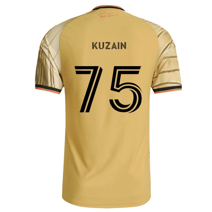 Danxen Mann Wan Kuzain #75 Brun Gul Svart Bortetrøye Drakt Trøye 2026/27 Skjorter T-Skjorte