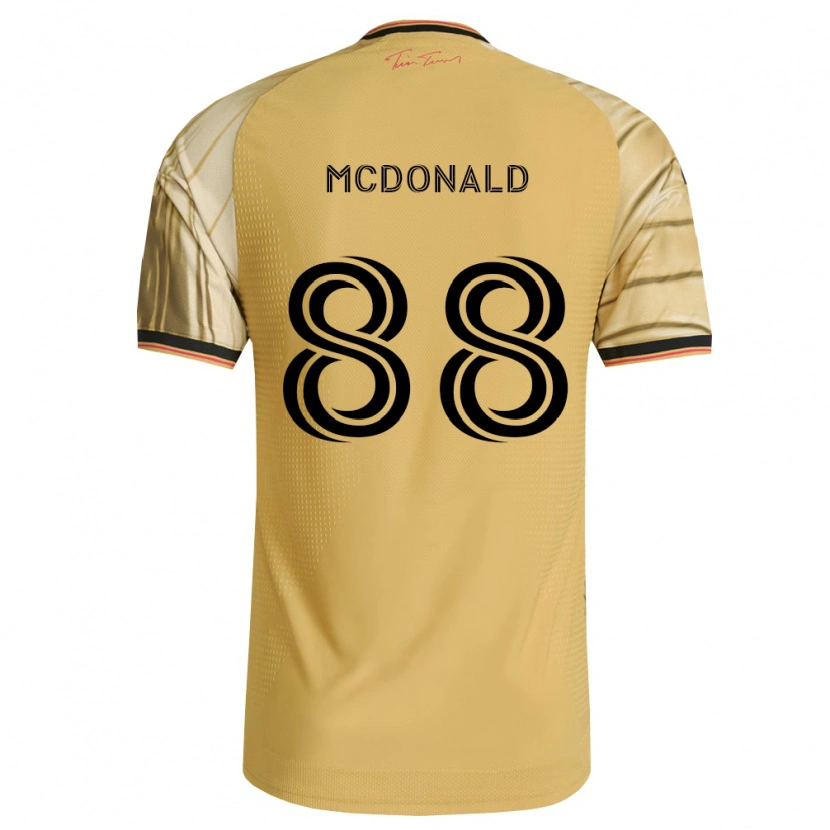 Danxen Mann Patrick Mcdonald #88 Brun Gul Svart Bortetrøye Drakt Trøye 2026/27 Skjorter T-Skjorte