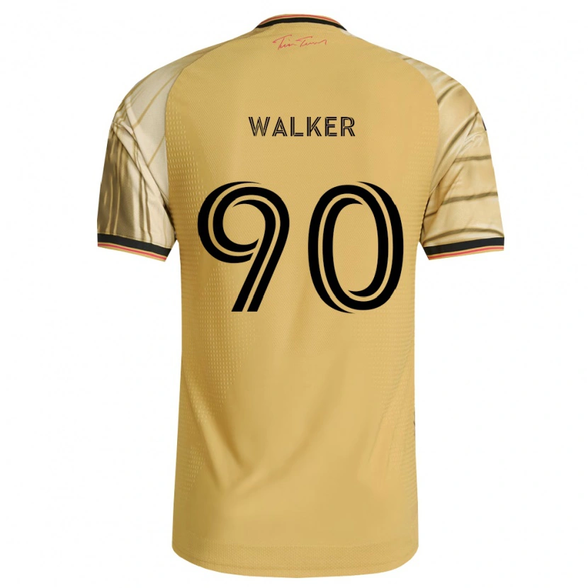 Danxen Mann Eric Walker #90 Brun Gul Svart Bortetrøye Drakt Trøye 2026/27 Skjorter T-Skjorte