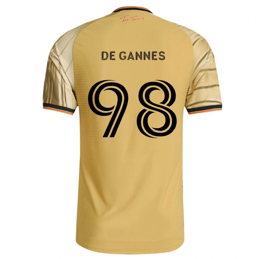 Danxen Mann Andrew De Gannes #98 Brun Gul Svart Bortetrøye Drakt Trøye 2026/27 Skjorter T-Skjorte