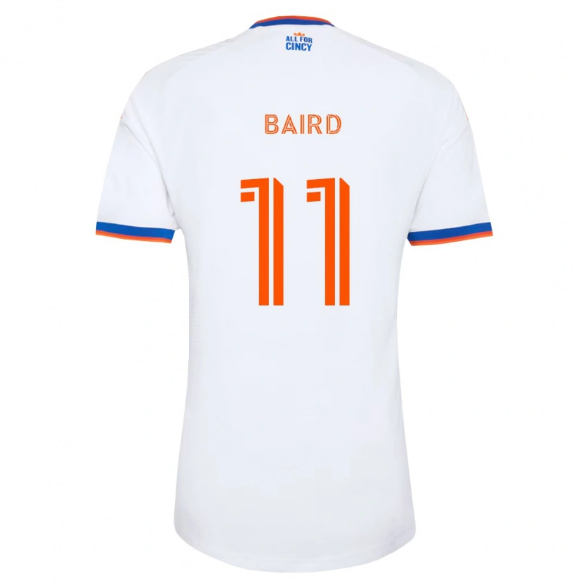 Danxen Mann Corey Baird #11 Hvit Marineblå Oransje Bortetrøye Drakt Trøye 2026/27 Skjorter T-Skjorte