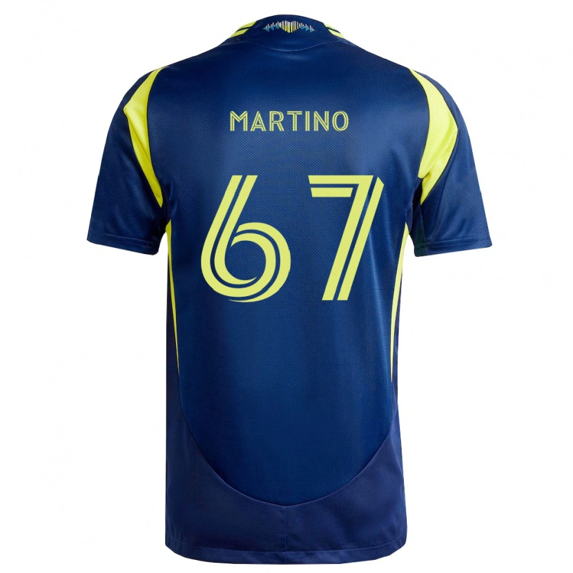 Danxen Mann Ben Martino #67 Gul Marineblå Bortetrøye Drakt Trøye 2026/27 Skjorter T-Skjorte