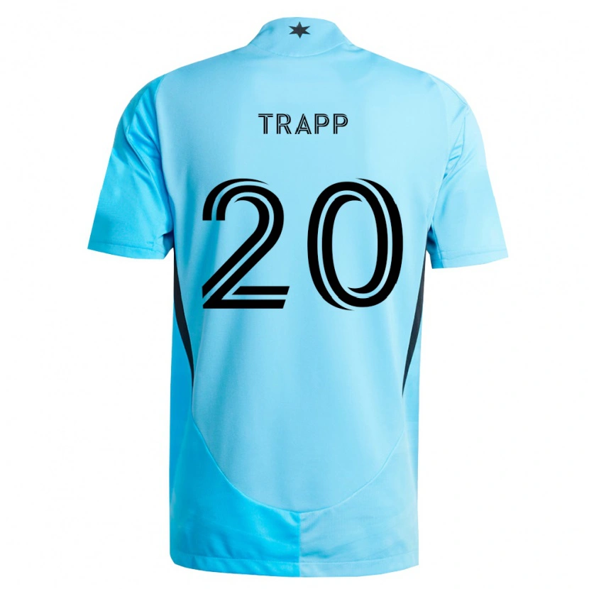Danxen Mann Wil Trapp #20 Lyseblå Svart Bortetrøye Drakt Trøye 2026/27 Skjorter T-Skjorte