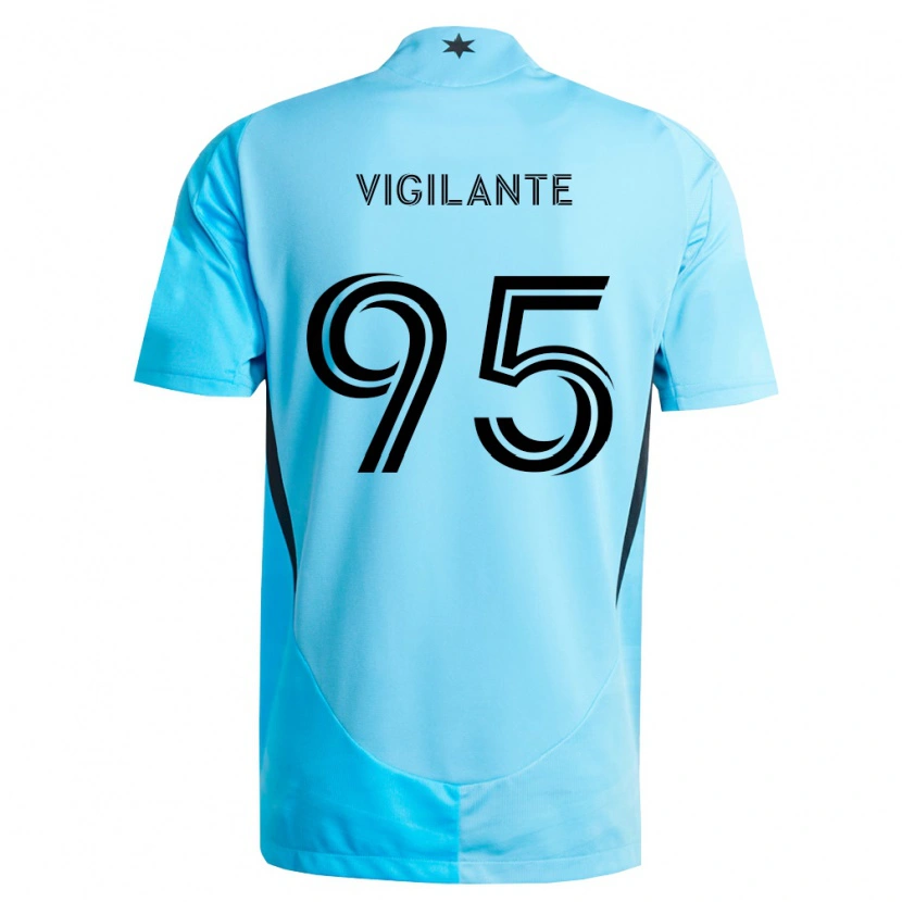Danxen Mann Sam Vigilante #95 Lyseblå Svart Bortetrøye Drakt Trøye 2026/27 Skjorter T-Skjorte