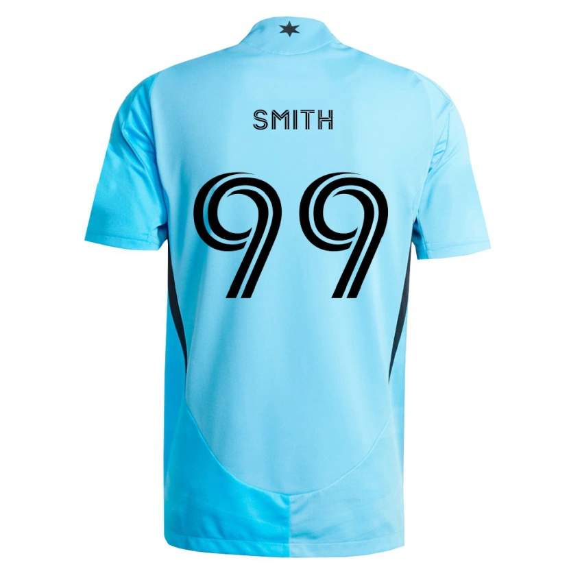 Danxen Mann Jordan Adebayo-Smith #99 Lyseblå Svart Bortetrøye Drakt Trøye 2026/27 Skjorter T-Skjorte