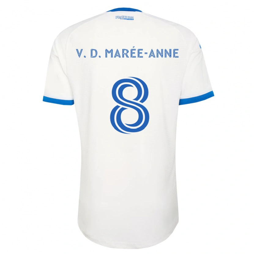 Danxen Mann Van Doesburg Marée-Anne #8 Himmel Blå Hvit Bortetrøye Drakt Trøye 2026/27 Skjorter T-Skjorte