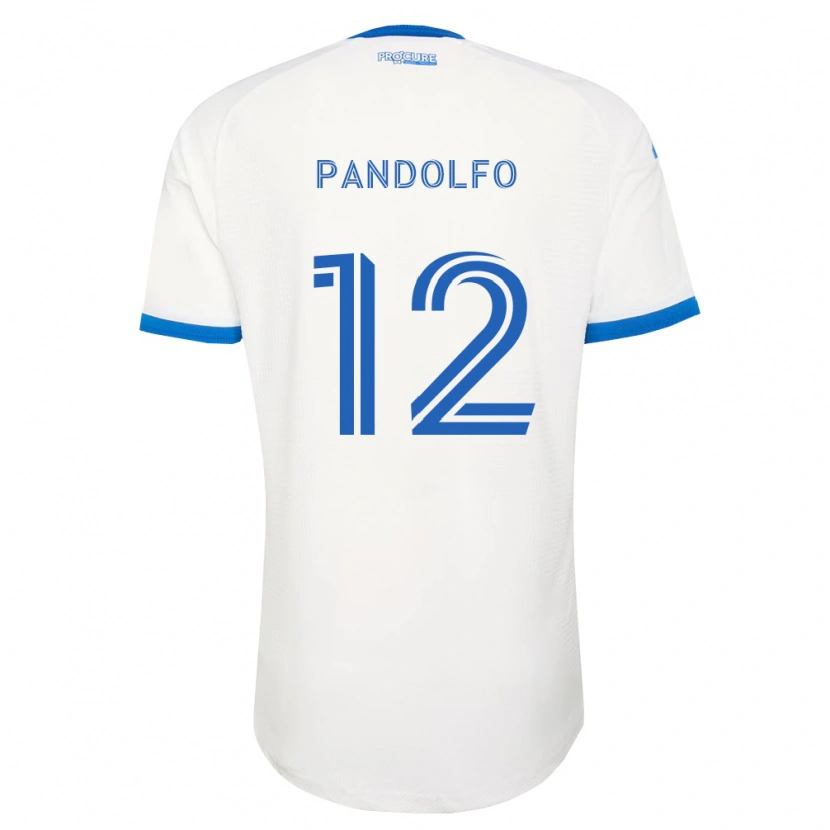 Danxen Mann Gabriel Pandolfo #12 Himmel Blå Hvit Bortetrøye Drakt Trøye 2026/27 Skjorter T-Skjorte
