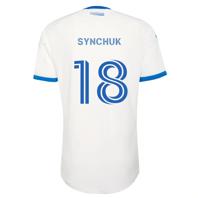 Danxen Mann Gennadiy Synchuk #18 Himmel Blå Hvit Bortetrøye Drakt Trøye 2026/27 Skjorter T-Skjorte