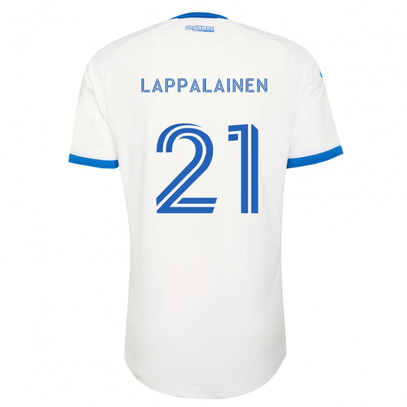Danxen Mann Lassi Lappalainen #21 Himmel Blå Hvit Bortetrøye Drakt Trøye 2026/27 Skjorter T-Skjorte