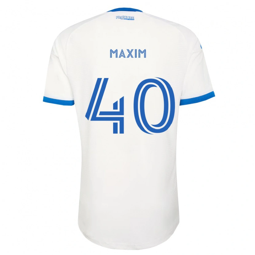 Danxen Mann Ellyson Maxim #40 Himmel Blå Hvit Bortetrøye Drakt Trøye 2026/27 Skjorter T-Skjorte