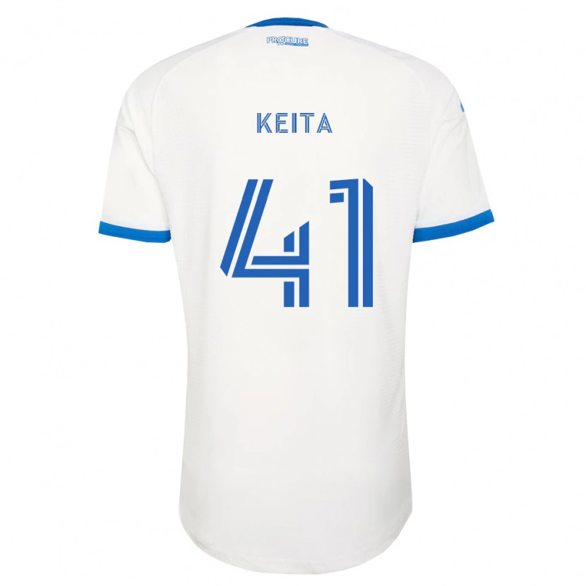 Danxen Mann Samsy Keita #41 Himmel Blå Hvit Bortetrøye Drakt Trøye 2026/27 Skjorter T-Skjorte
