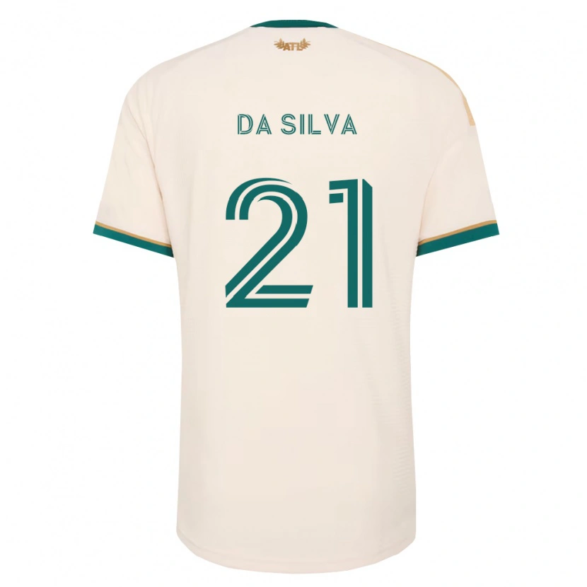 Danxen Mann Lucas Da Silva #21 Champagne Grønn Bortetrøye Drakt Trøye 2026/27 Skjorter T-Skjorte