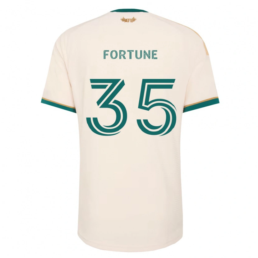 Danxen Mann Ajani Fortune #35 Champagne Grønn Bortetrøye Drakt Trøye 2026/27 Skjorter T-Skjorte