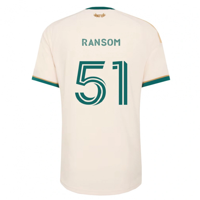 Danxen Mann Jonathan Ransom #51 Champagne Grønn Bortetrøye Drakt Trøye 2026/27 Skjorter T-Skjorte