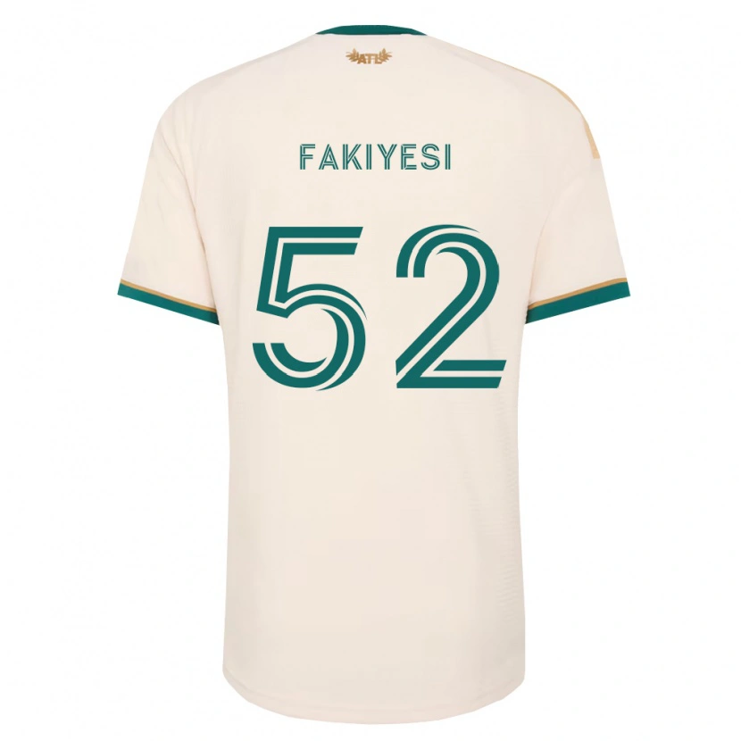 Danxen Mann Seyi Fakiyesi #52 Champagne Grønn Bortetrøye Drakt Trøye 2026/27 Skjorter T-Skjorte