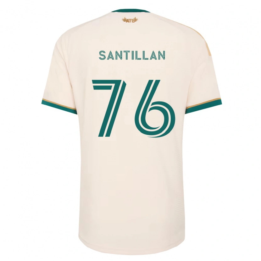 Danxen Mann Noe Santillan #76 Champagne Grønn Bortetrøye Drakt Trøye 2026/27 Skjorter T-Skjorte