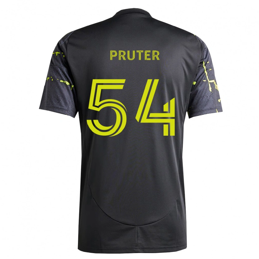 Danxen Mann Luke Pruter #54 Fluorescerende Gul Svart Bortetrøye Drakt Trøye 2026/27 Skjorter T-Skjorte