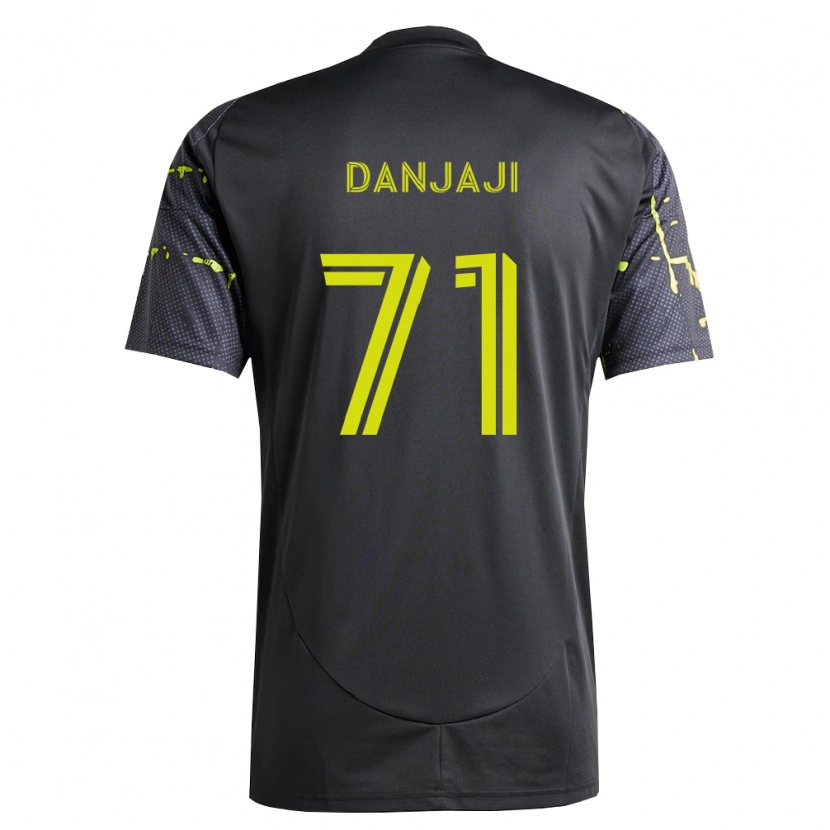 Danxen Mann Jamil Danjaji #71 Fluorescerende Gul Svart Bortetrøye Drakt Trøye 2026/27 Skjorter T-Skjorte
