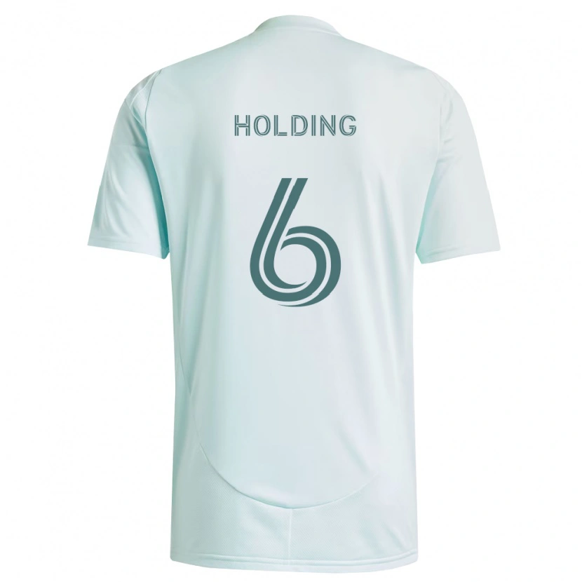 Danxen Mann Rob Holding #6 Hvit Lys Grønn Bortetrøye Drakt Trøye 2026/27 Skjorter T-Skjorte