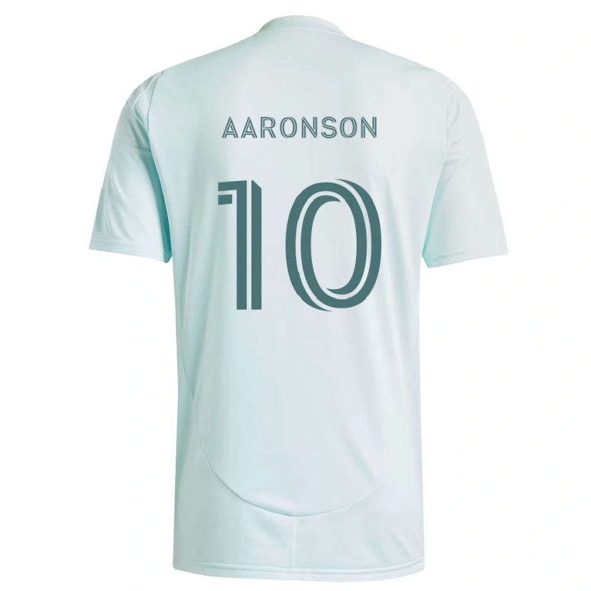 Danxen Mann Paxten Aaronson #10 Hvit Lys Grønn Bortetrøye Drakt Trøye 2026/27 Skjorter T-Skjorte