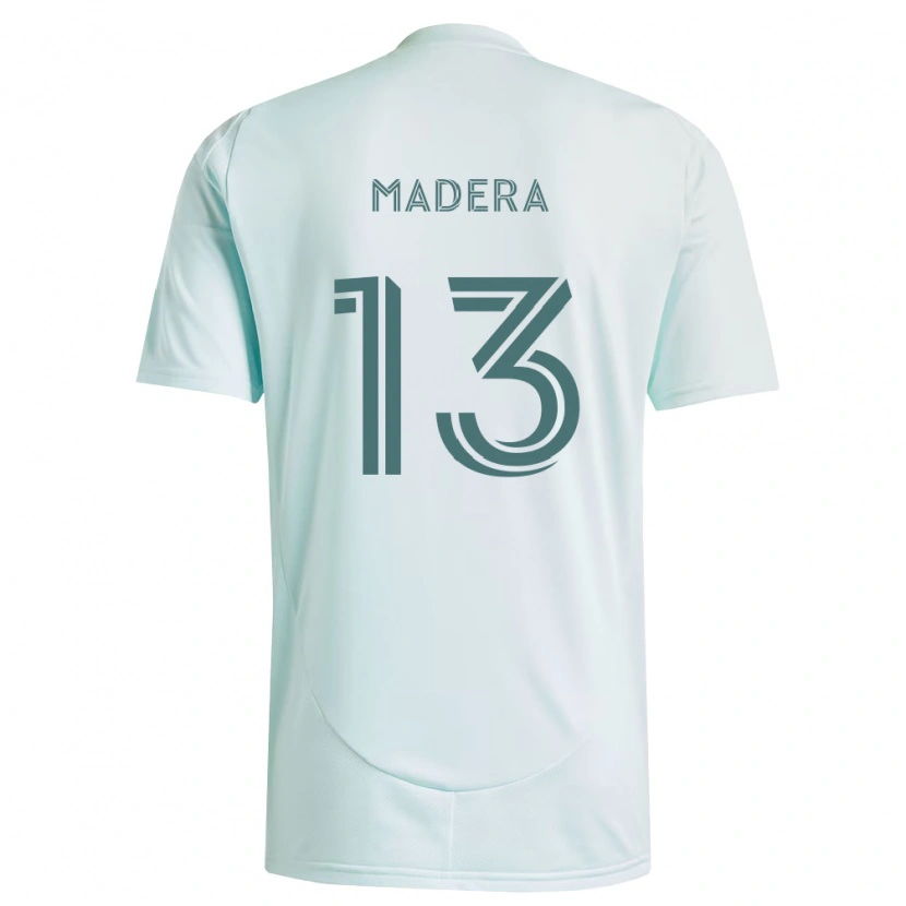 Danxen Mann Cristopher Madera #13 Hvit Lys Grønn Bortetrøye Drakt Trøye 2026/27 Skjorter T-Skjorte