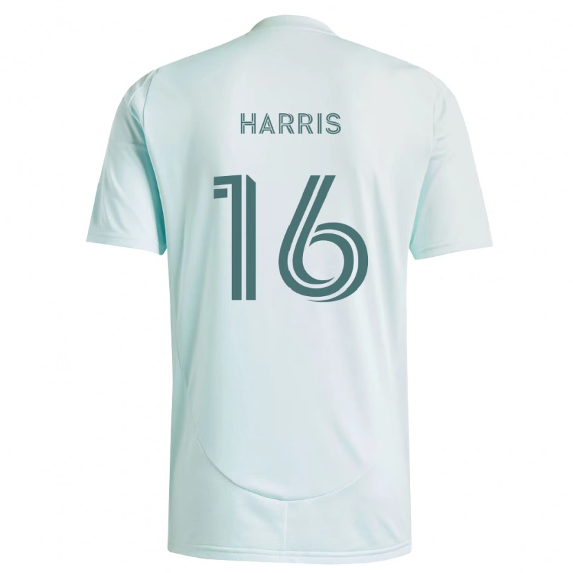 Danxen Mann Alex Harris #16 Hvit Lys Grønn Bortetrøye Drakt Trøye 2026/27 Skjorter T-Skjorte
