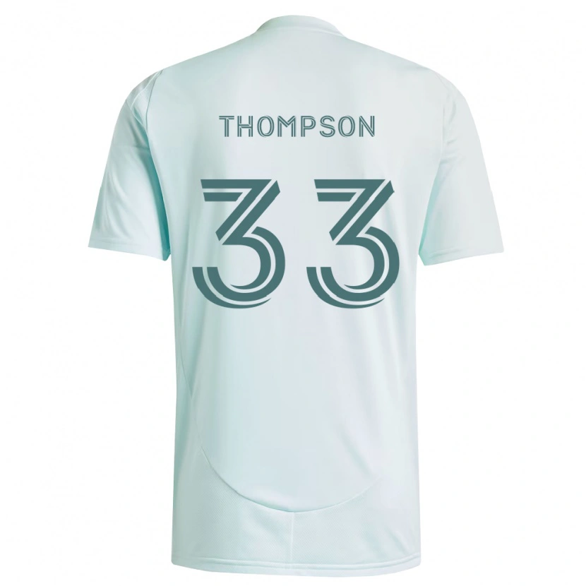 Danxen Mann Kosi Thompson #33 Hvit Lys Grønn Bortetrøye Drakt Trøye 2026/27 Skjorter T-Skjorte
