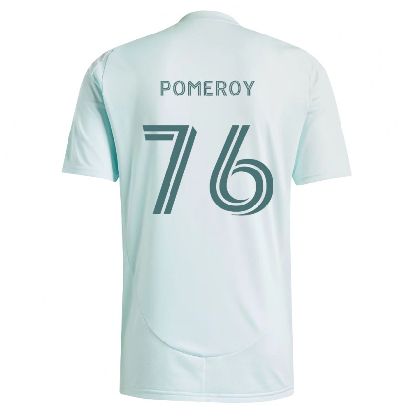 Danxen Mann Jack Pomeroy #76 Hvit Lys Grønn Bortetrøye Drakt Trøye 2026/27 Skjorter T-Skjorte