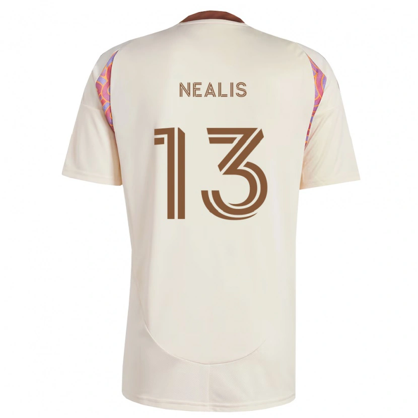 Danxen Mann Sean Nealis #13 Off-White Rosa Bortetrøye Drakt Trøye 2026/27 Skjorter T-Skjorte