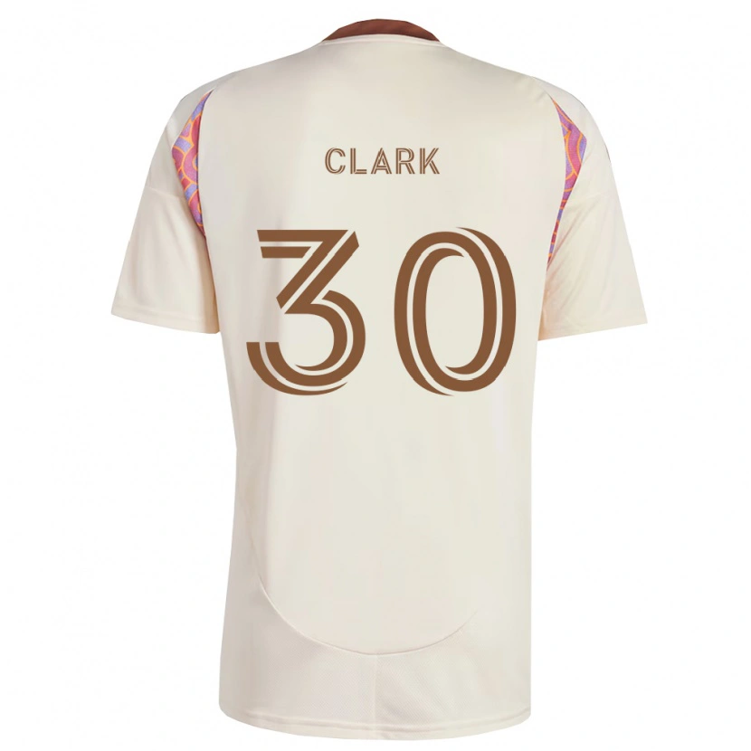 Danxen Mann Caden Clark #30 Off-White Rosa Bortetrøye Drakt Trøye 2026/27 Skjorter T-Skjorte