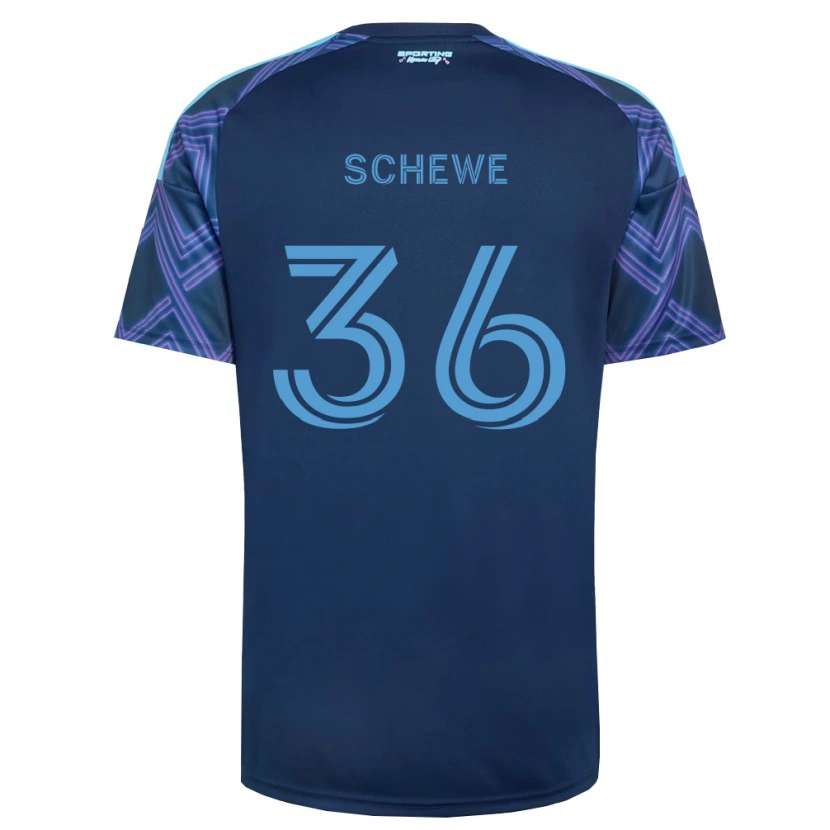 Danxen Mann Ryan Schewe #36 Kongelig Blå Lilla Bortetrøye Drakt Trøye 2026/27 Skjorter T-Skjorte