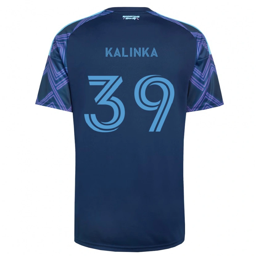 Danxen Mann Jaxson Kalinka #39 Kongelig Blå Lilla Bortetrøye Drakt Trøye 2026/27 Skjorter T-Skjorte