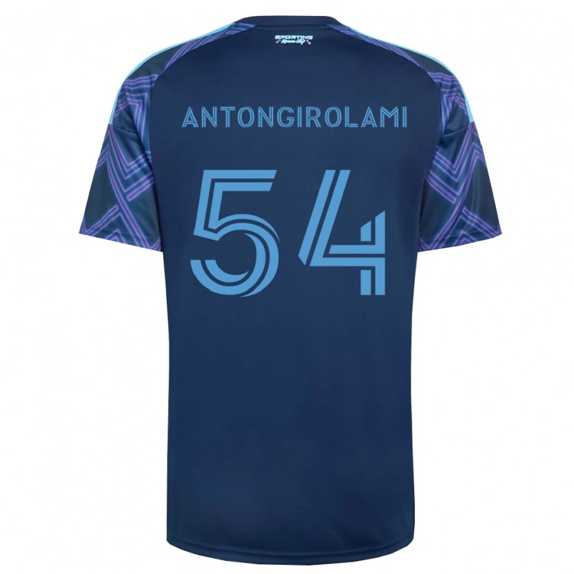 Danxen Mann Luca Antongirolami #54 Kongelig Blå Lilla Bortetrøye Drakt Trøye 2026/27 Skjorter T-Skjorte