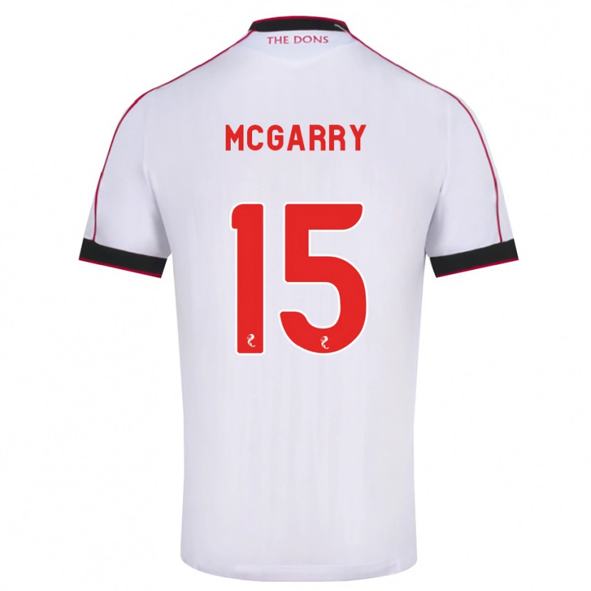 Danxen Mann James Mcgarry #15 Svart Rød Hvit Bortetrøye Drakt Trøye 2026/27 Skjorter T-Skjorte