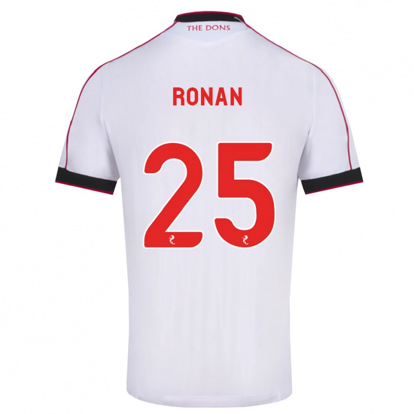 Danxen Mann Connor Ronan #25 Svart Rød Hvit Bortetrøye Drakt Trøye 2026/27 Skjorter T-Skjorte