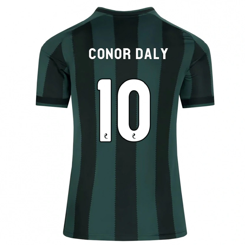Danxen Mann Conor Daly #10 Mørk Skifergrå Svart Bortetrøye Drakt Trøye 2026/27 Skjorter T-Skjorte