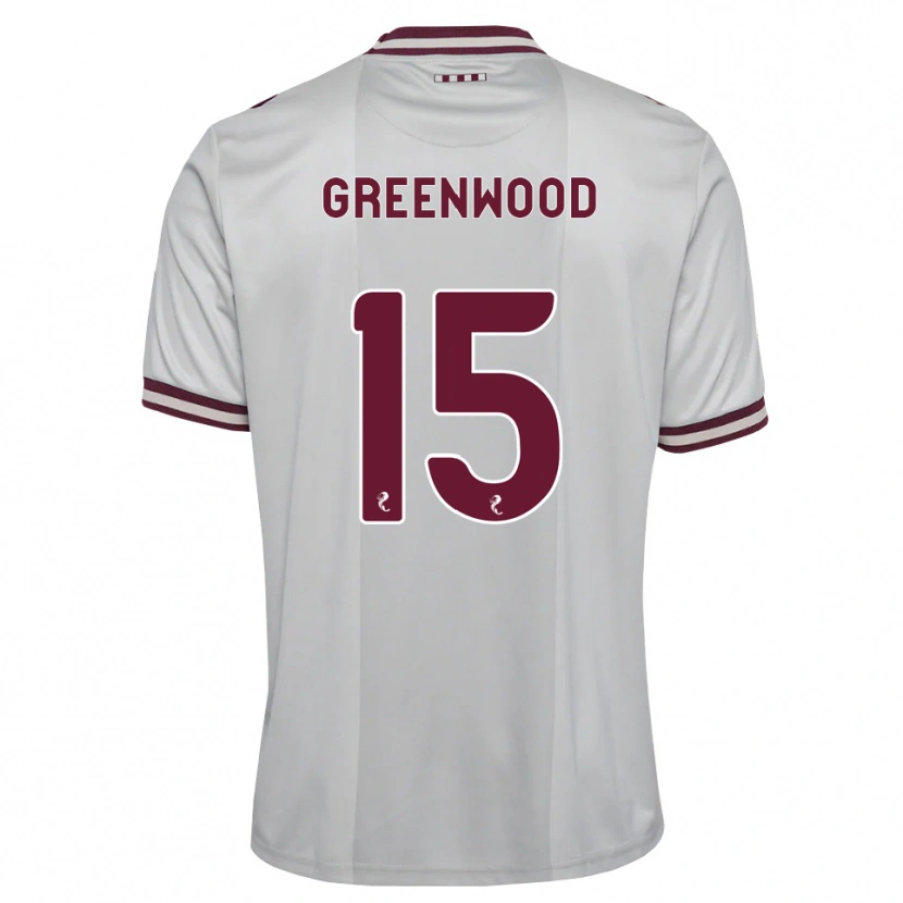 Danxen Mann Brodie Greenwood #15 Hvit Burgunder Bortetrøye Drakt Trøye 2026/27 Skjorter T-Skjorte