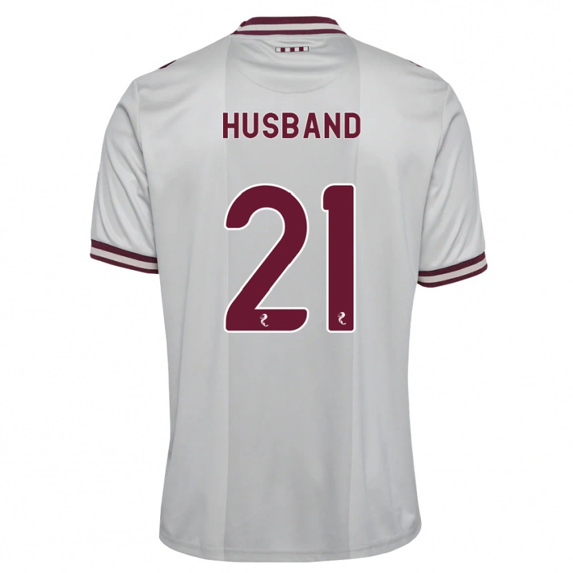 Danxen Mann Erin Husband #21 Hvit Burgunder Bortetrøye Drakt Trøye 2026/27 Skjorter T-Skjorte