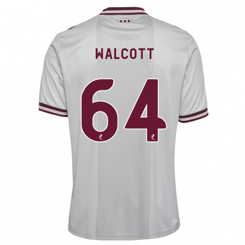 Danxen Mann Malachi Fagan-Walcott #64 Hvit Burgunder Bortetrøye Drakt Trøye 2026/27 Skjorter T-Skjorte