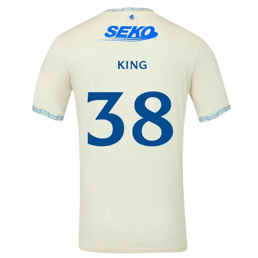 Danxen Mann Leon King #38 Dyp Himmelblå Hvit Bortetrøye Drakt Trøye 2026/27 Skjorter T-Skjorte