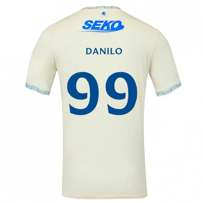 Danxen Mann Danilo #99 Dyp Himmelblå Hvit Bortetrøye Drakt Trøye 2026/27 Skjorter T-Skjorte