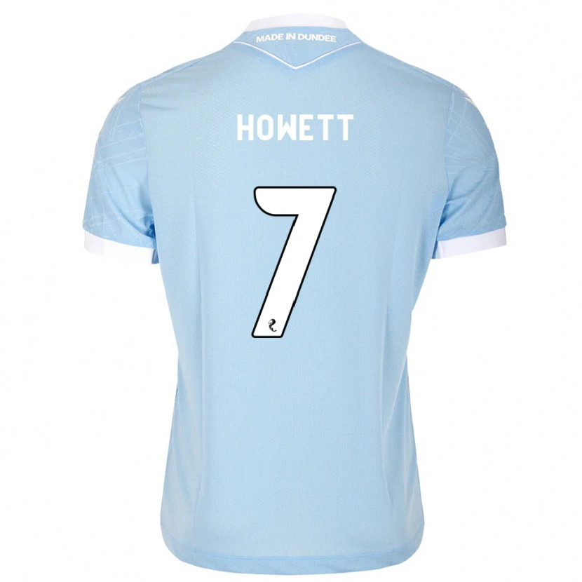 Danxen Mann Leo Howett #7 Lys Himmelblå Hvit Bortetrøye Drakt Trøye 2026/27 Skjorter T-Skjorte
