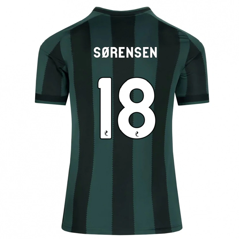 Danxen Mann Oliver Sørensen #18 Mørk Skifergrå Svart Bortetrøye Drakt Trøye 2026/27 Skjorter T-Skjorte