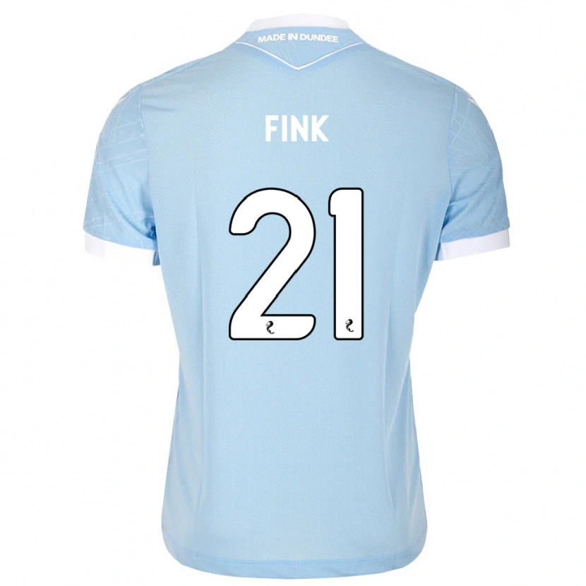 Danxen Mann Bradley Fink #21 Lys Himmelblå Hvit Bortetrøye Drakt Trøye 2026/27 Skjorter T-Skjorte