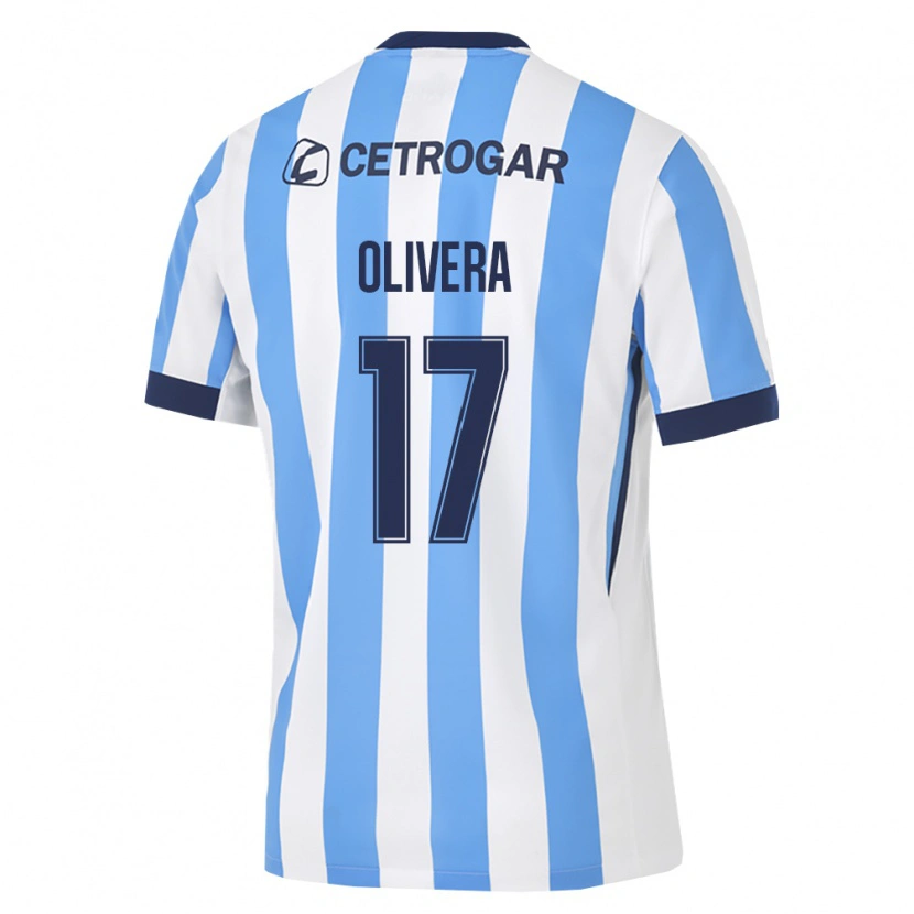 Danxen Dame Nazareno Olivera #17 Lyseblå Hvit Svart Hjemmetrøye Drakt Trøye 2026/27 Skjorter T-Skjorte